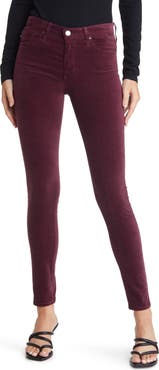 AG The Farrah High Waist Velvet Jeans