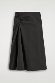 COS Twist-Detail Jersey Midi Skirt