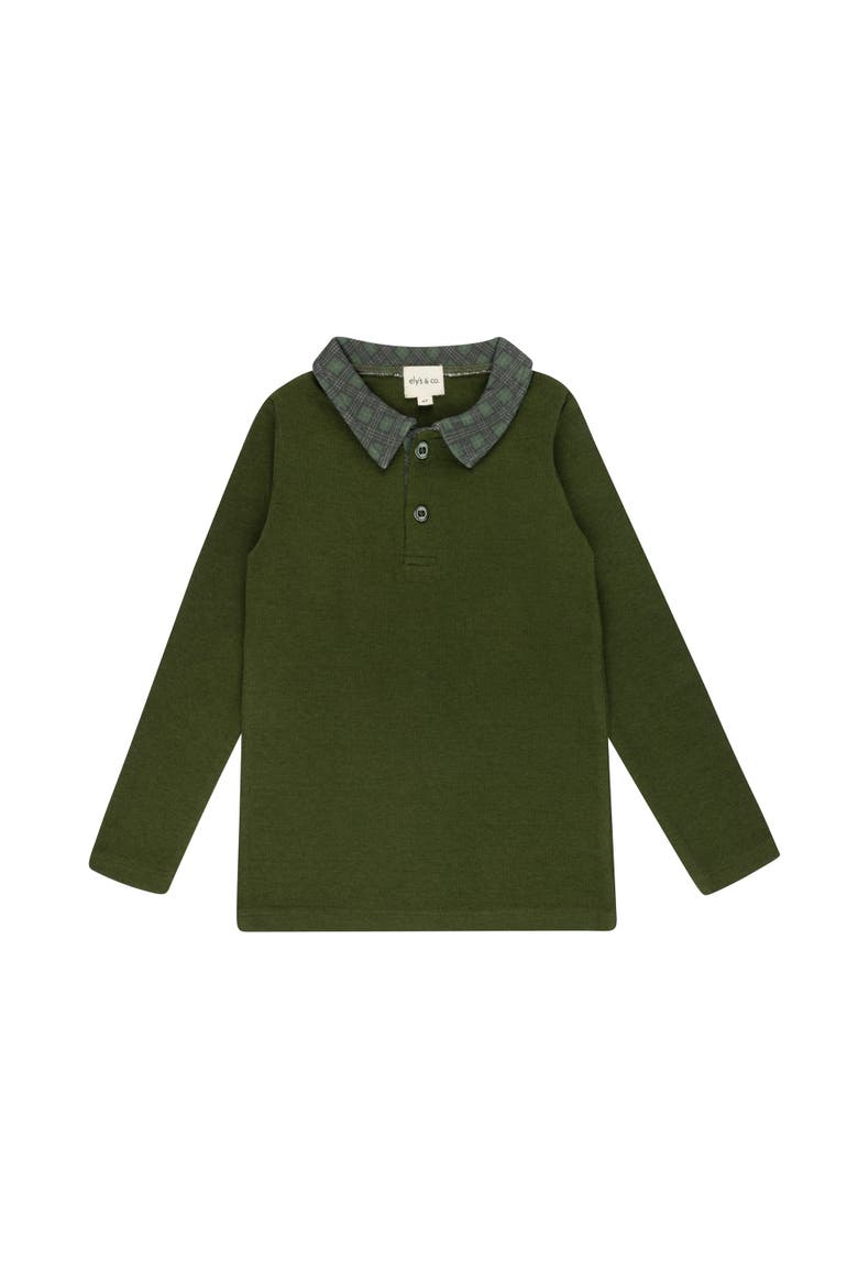 Velour Plaid Bear Collection - Polo, Main, color, Blue