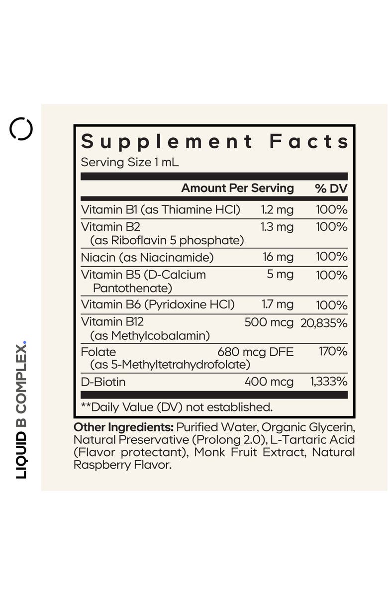 Codeage Liquid B-Complex, Alternate, color, White