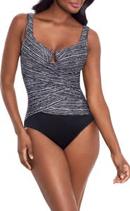 Miraclesuit® Selenite Layered Escape One-Piece Swimsuit