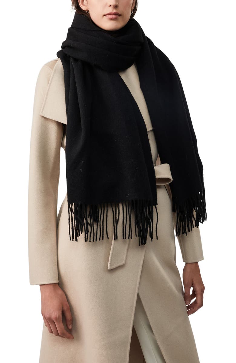Mackage Woven Wool Scarf, Main, color,
