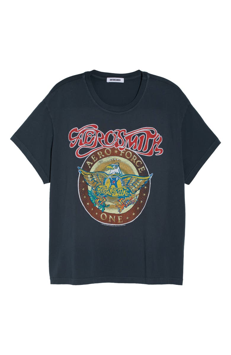 Daydreamer Aerosmith Aero Force One Cotton Graphic Tee, Alternate, color, 