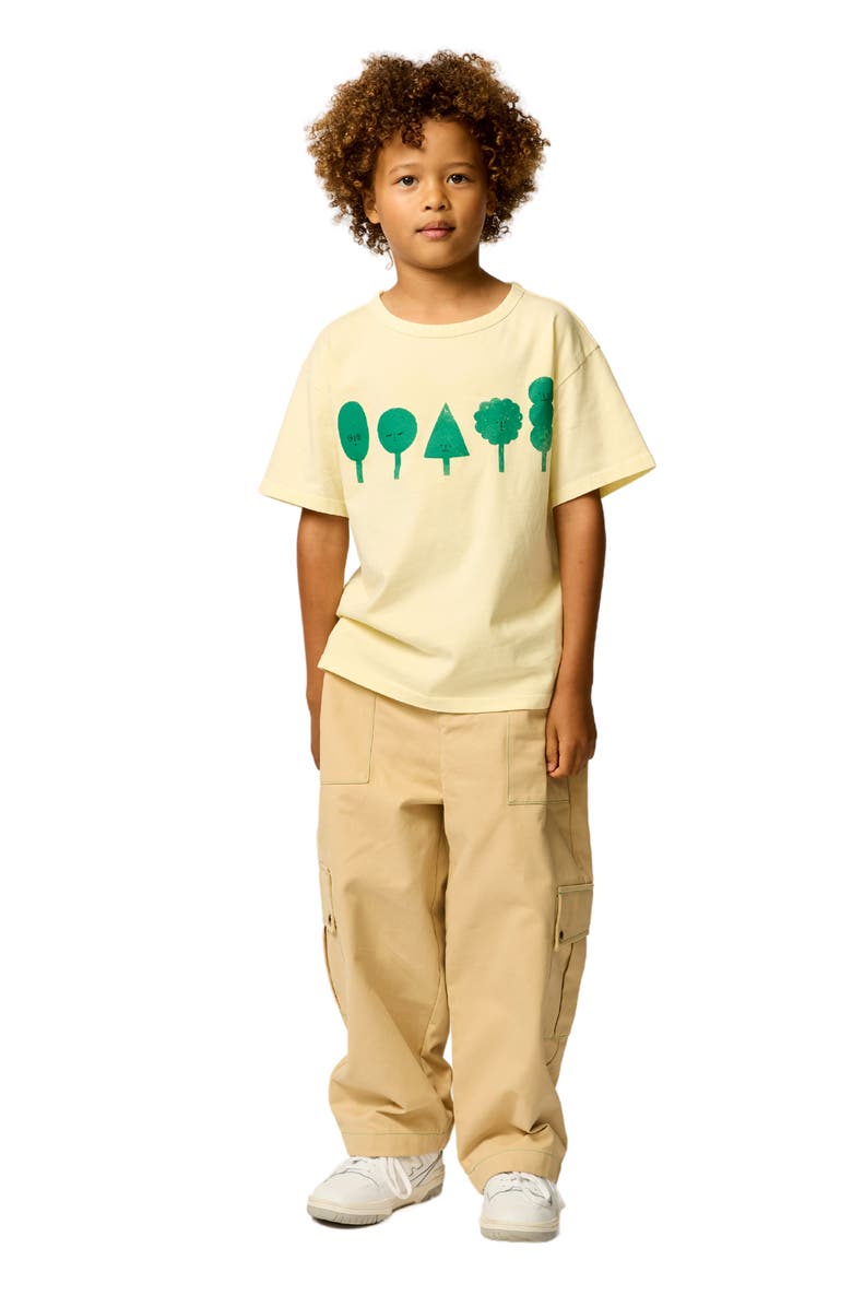 The Sunday Collective Kids' Kids Cargo Pants, Alternate, color, Beige/ Khaki