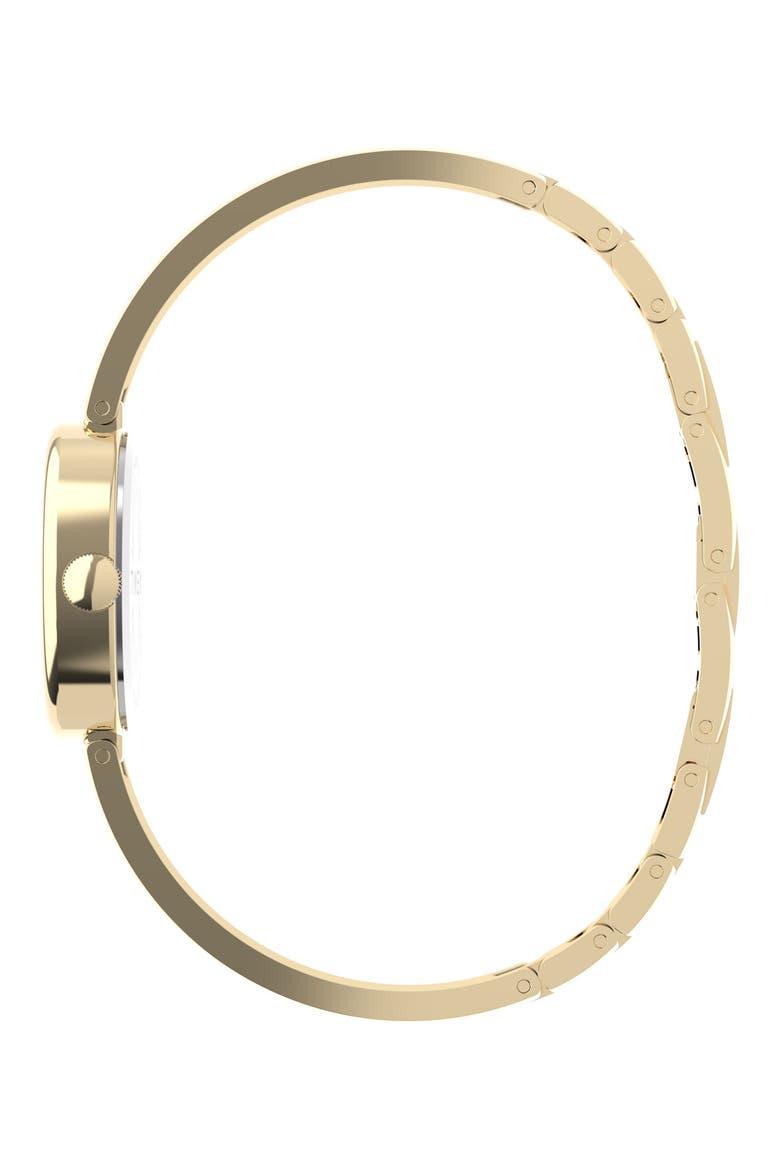 Cavatina Oval Bracelet Watch, 19mm, Alternate, color, GOLD-TONE