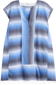 lemlem Elina Stripe Cotton Caftan