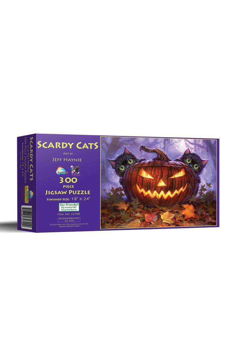 Scardy Cats 300 piece Jigsaw Puzzle for Adults, Main, color, Multicolor