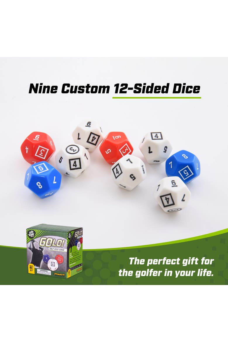 GoLo Golf Dice Game, Alternate, color, Multicolored