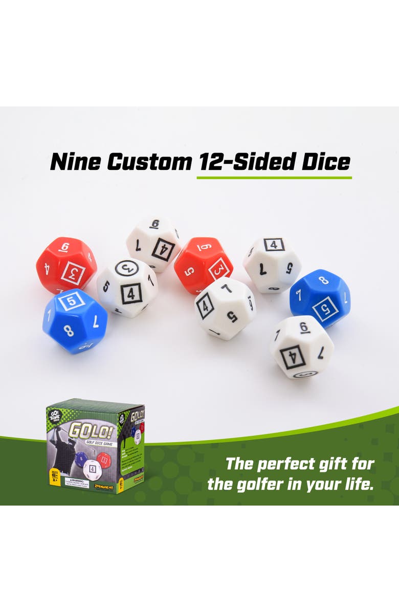 Zobmondo!! GoLo Golf Dice Game, Alternate, color, Multicolored