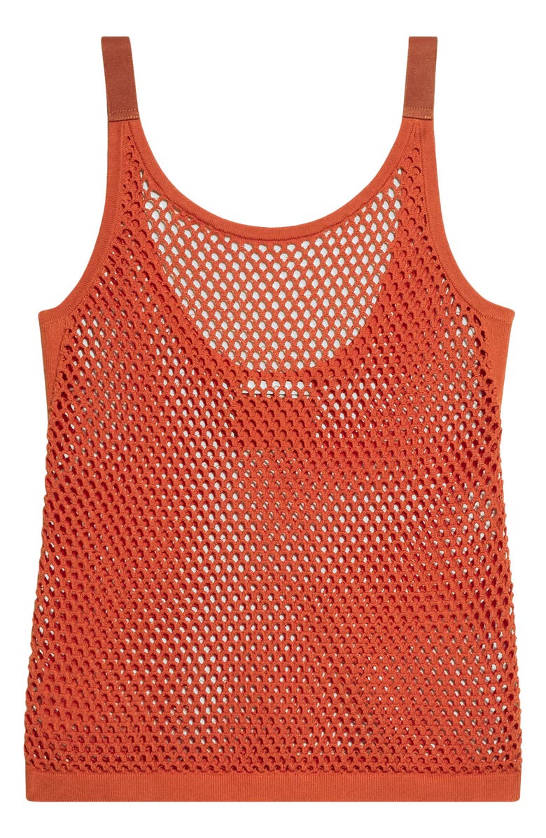 Helmut Lang Mesh Cotton Tank, Alternate, color, 