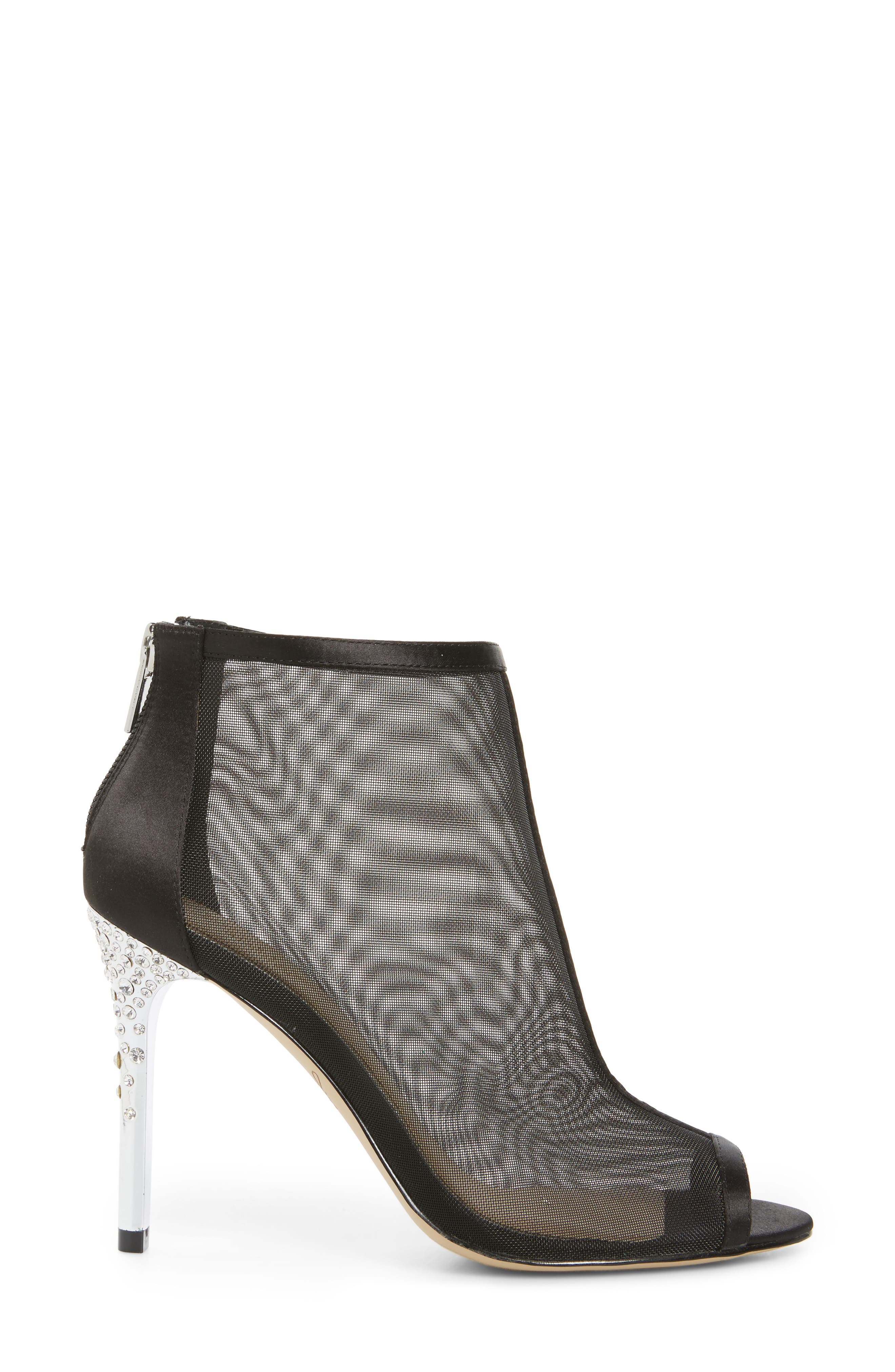Jewel Badgley Mischka Anastasia Embellished Mesh Pump, Alternate, color, 