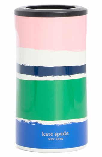Striped Stainless Steel Can Koozie