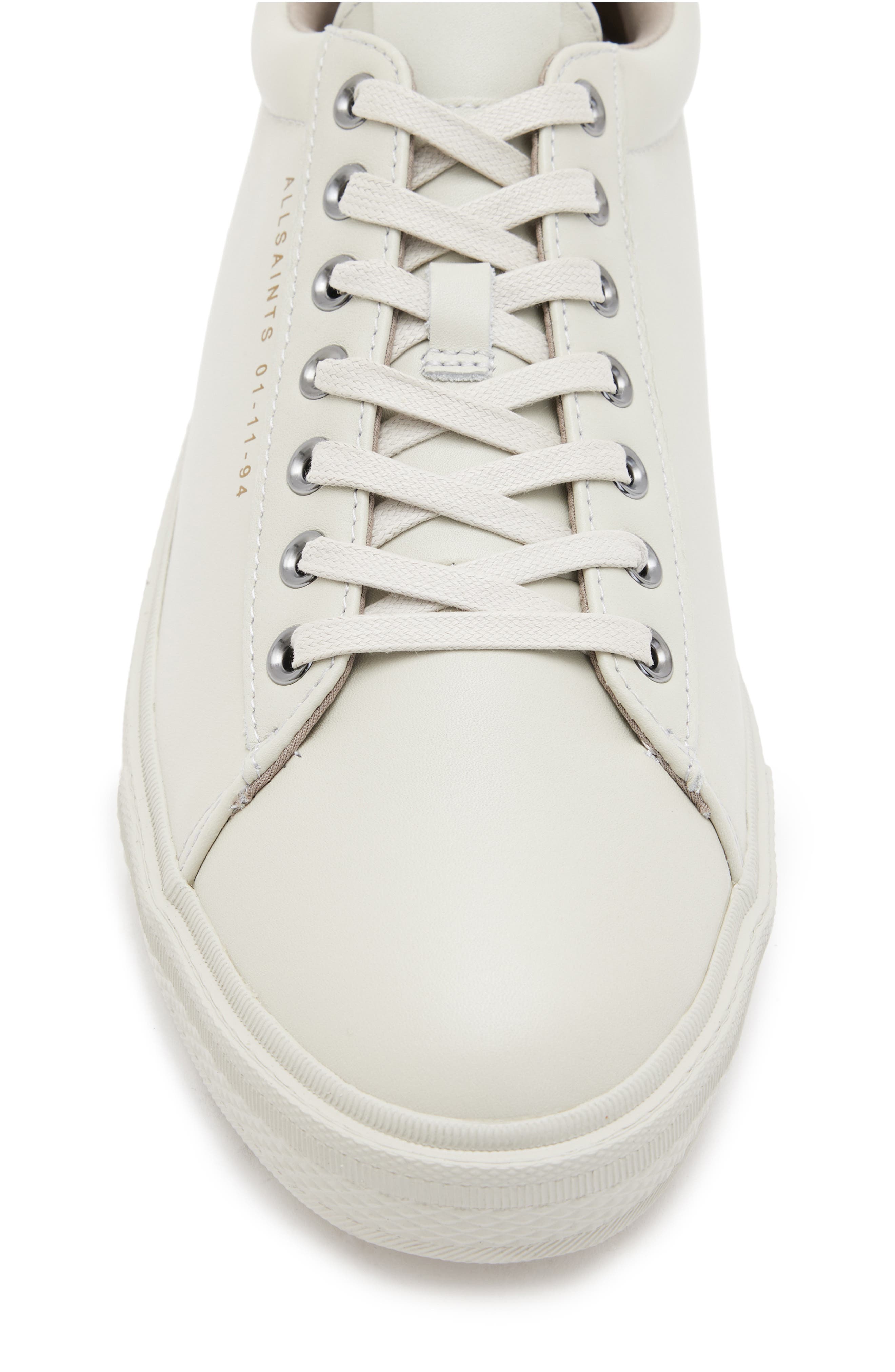 AllSaints Brody Low Top Sneaker, Alternate, color, Chalk White