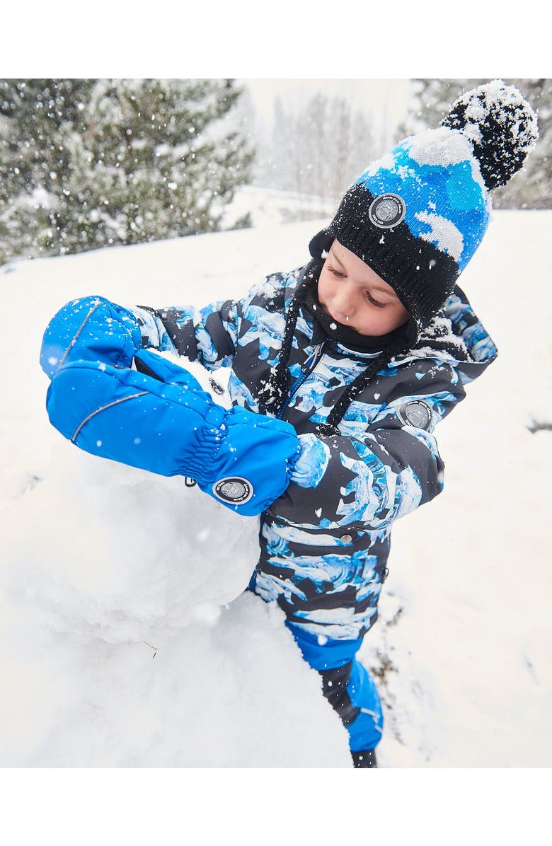 Deux par Deux Boy's Solid Mittens Royal Blue, Alternate, color, 