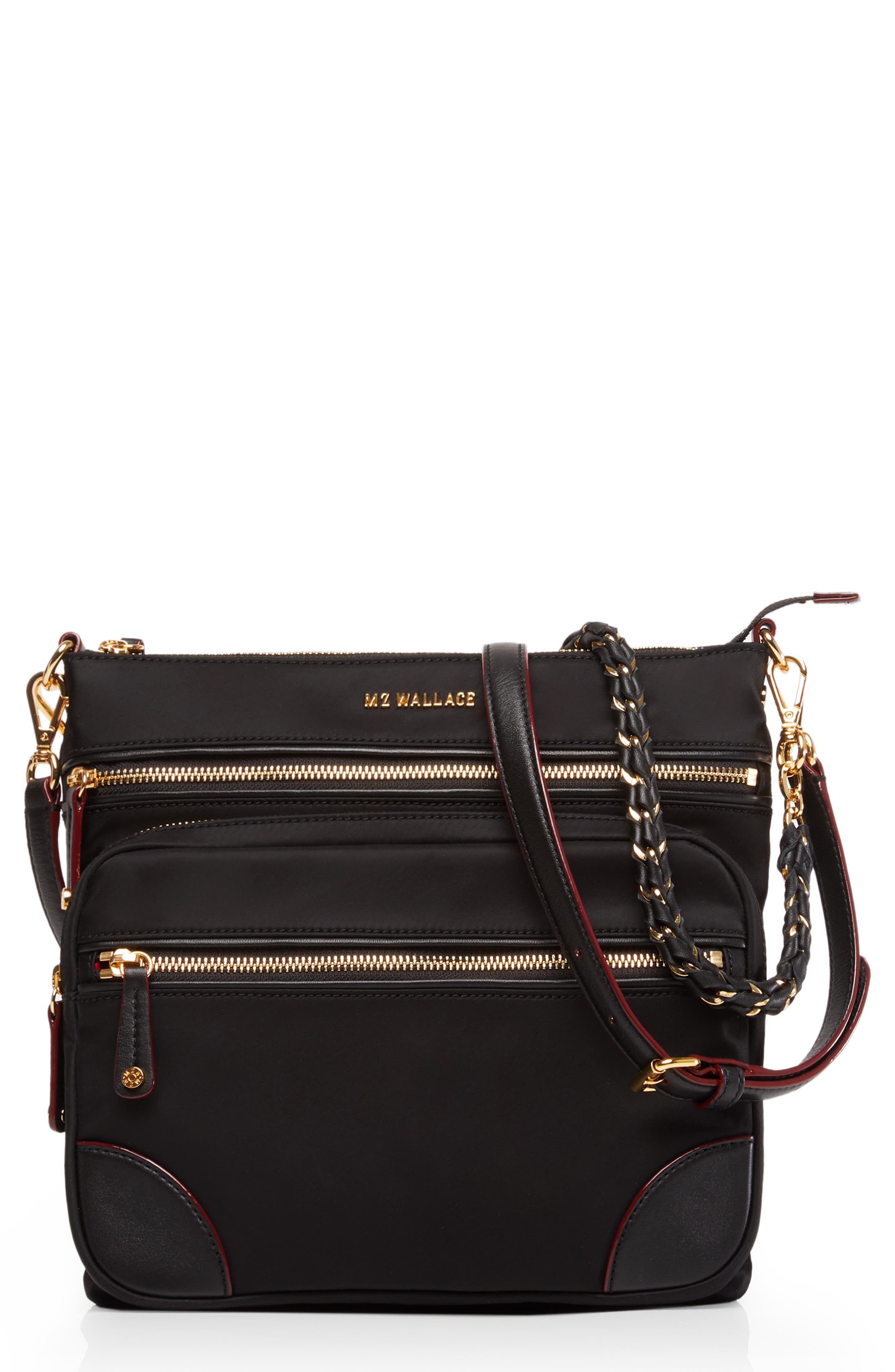 Large Tribeca Downtown Crossbody Bag, Main, color, BLACK
