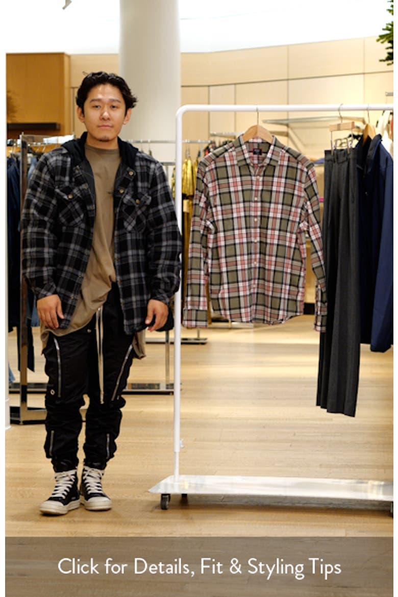 Larsen Regular Fit Cotton Flannel Button-Up Shirt video