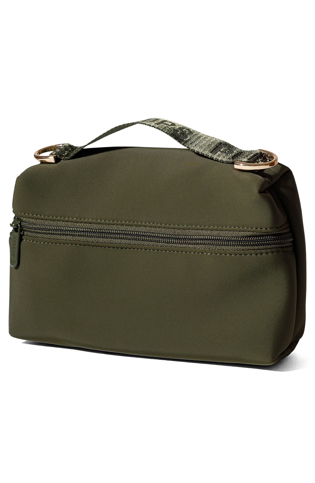 Vanity Neoprene Clutch, Alternate, color, SAFARI GREEN