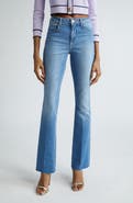 L'AGENCE Ruth Raw Hem Straight Leg Jeans