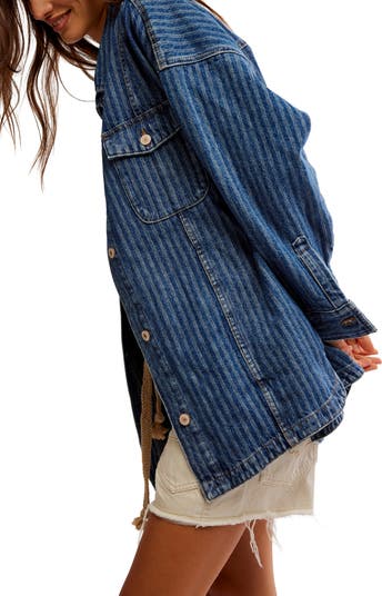 Free People Dunes Denim Shirt Jacket | Nordstrom