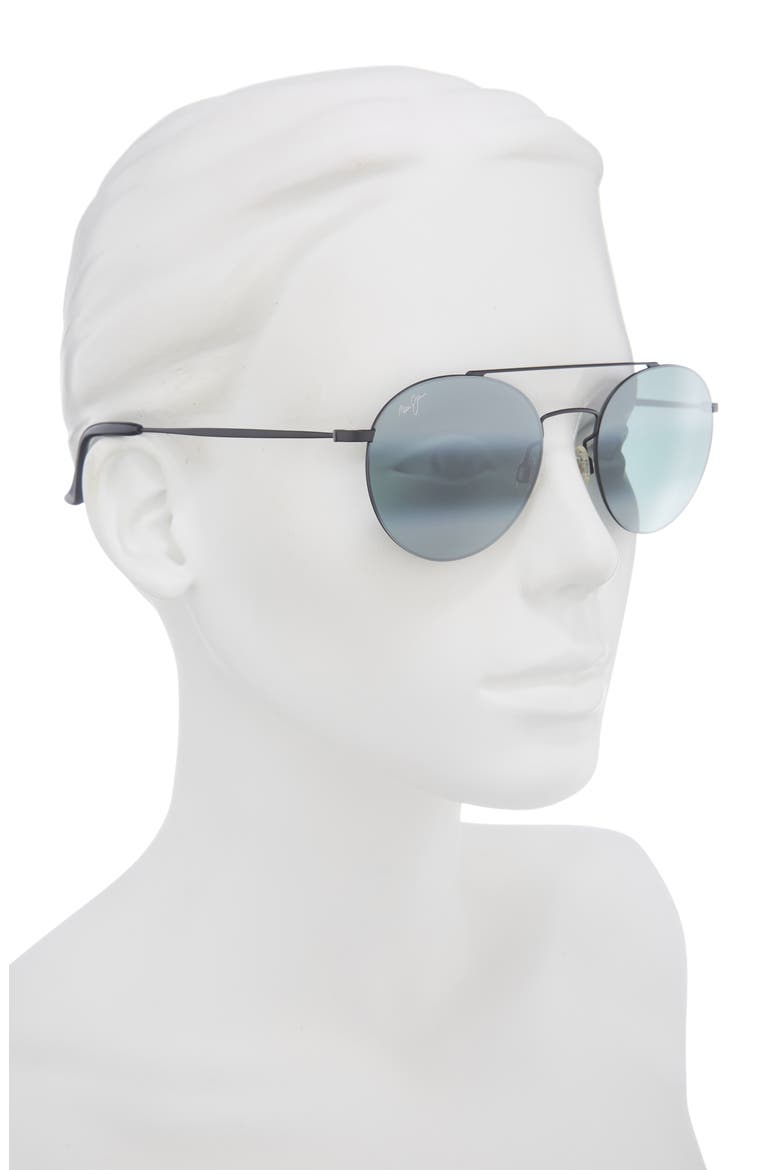 Aviator Sunglasses, Alternate, color, BLACK BLACK GREY