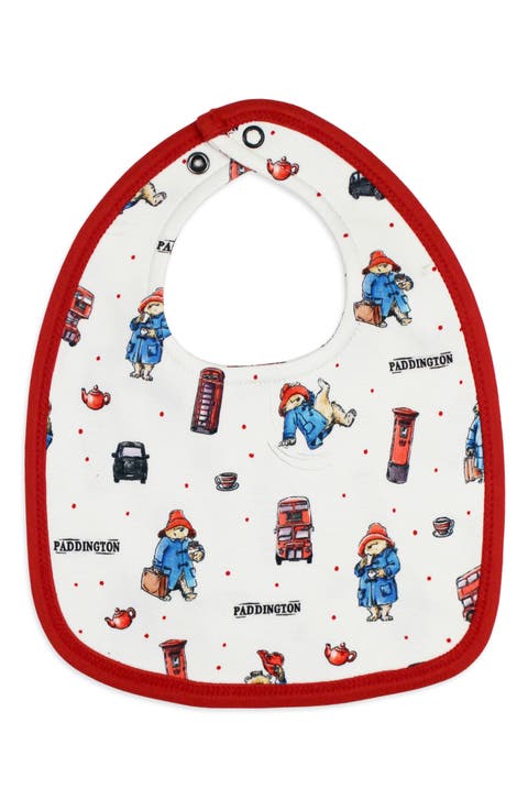 x Paddington Bear™ 2-Layer Reversible Organic Cotton Bib