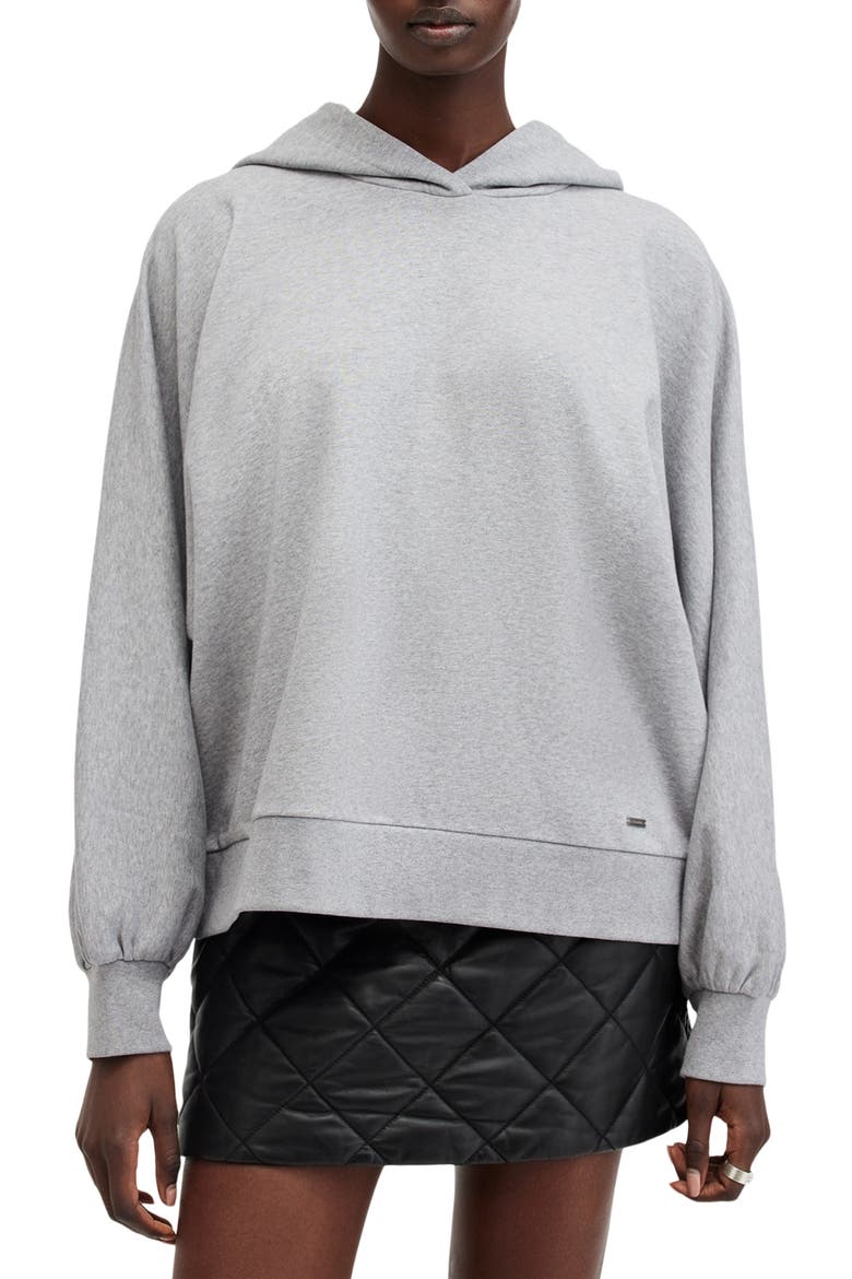 Artia Cotton Hoodie, Main, color, GREY MARL
