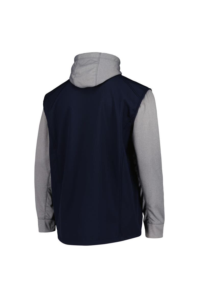 Men's Dunbrooke Navy/Heather Gray Tampa Bay Rays Alpha Full-Zip Jacket, Alternate, color, Navy