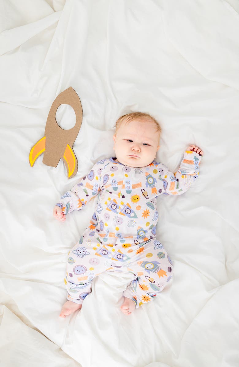 Magnetic Me Let's Rocket Convertible Magnetic Footie, Alternate, color, Let's Rocket