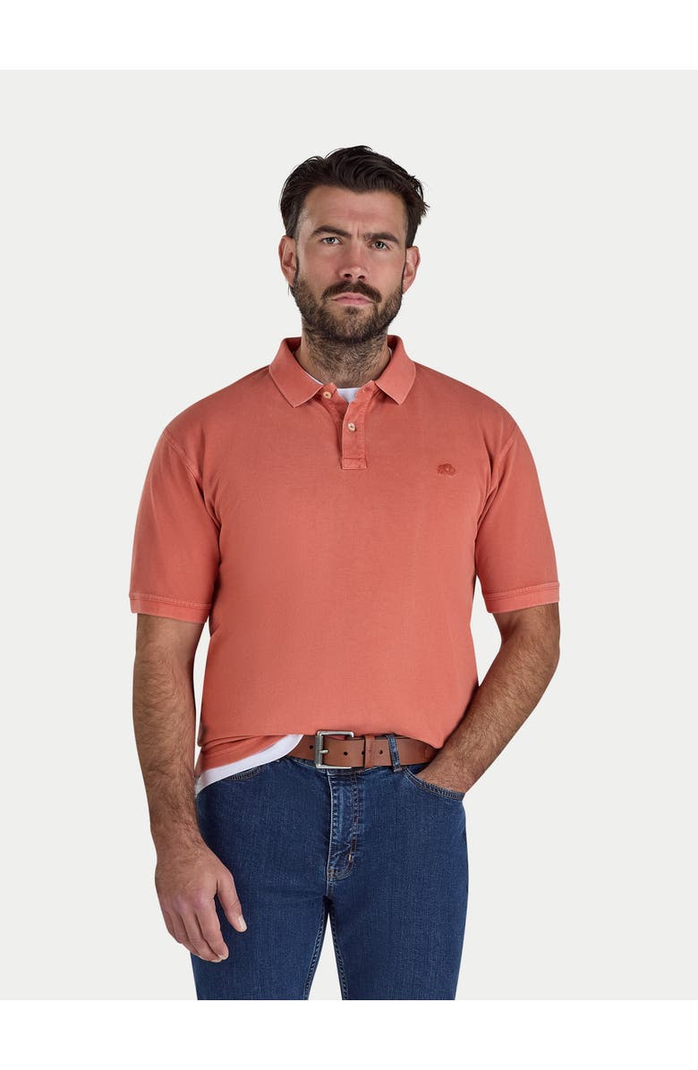 Raging Bull Garment Dyed Polo Shirt, Main, color, Burnt Orange