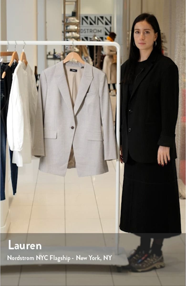 Etiennette Wool Blend Blazer, sales video thumbnail