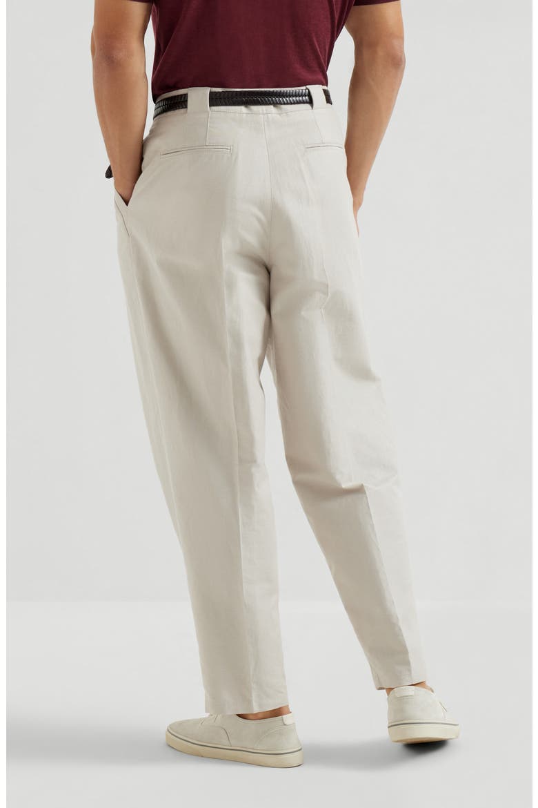 Cotton and linen trousers, Alternate, color, Yuta