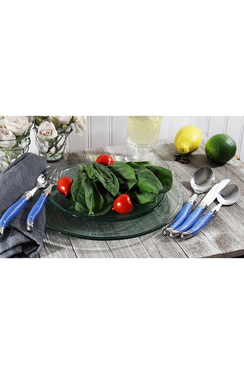 FRENCH HOME 20-Piece Laguiole French Blue Flatware Set, Alternate, color, Blue