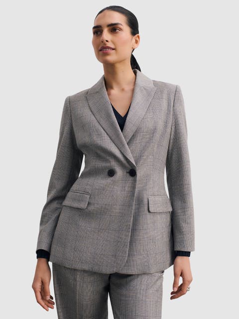 Prince Of Wales Check Knighton Blazer
