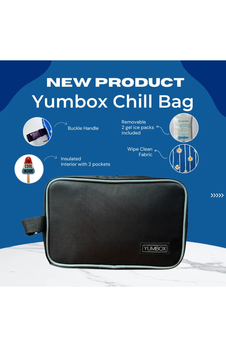 Yumbox Chill Lunch Bag with Removable Gel Ice Packs, Alternate, color, Black