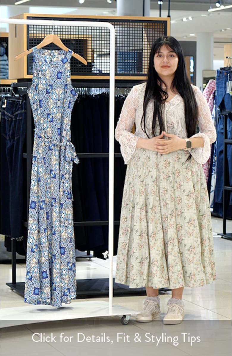 Becca Filigree Tile Sleeveless Dress, sales video thumbnail