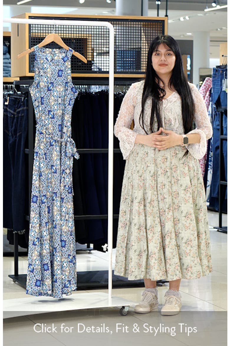 Becca Filigree Tile Sleeveless Dress video