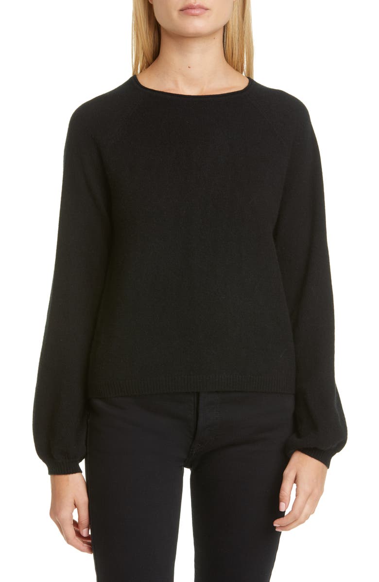 CO Raglan Sleeve Cashmere Peasant Sweater, Main, color, 