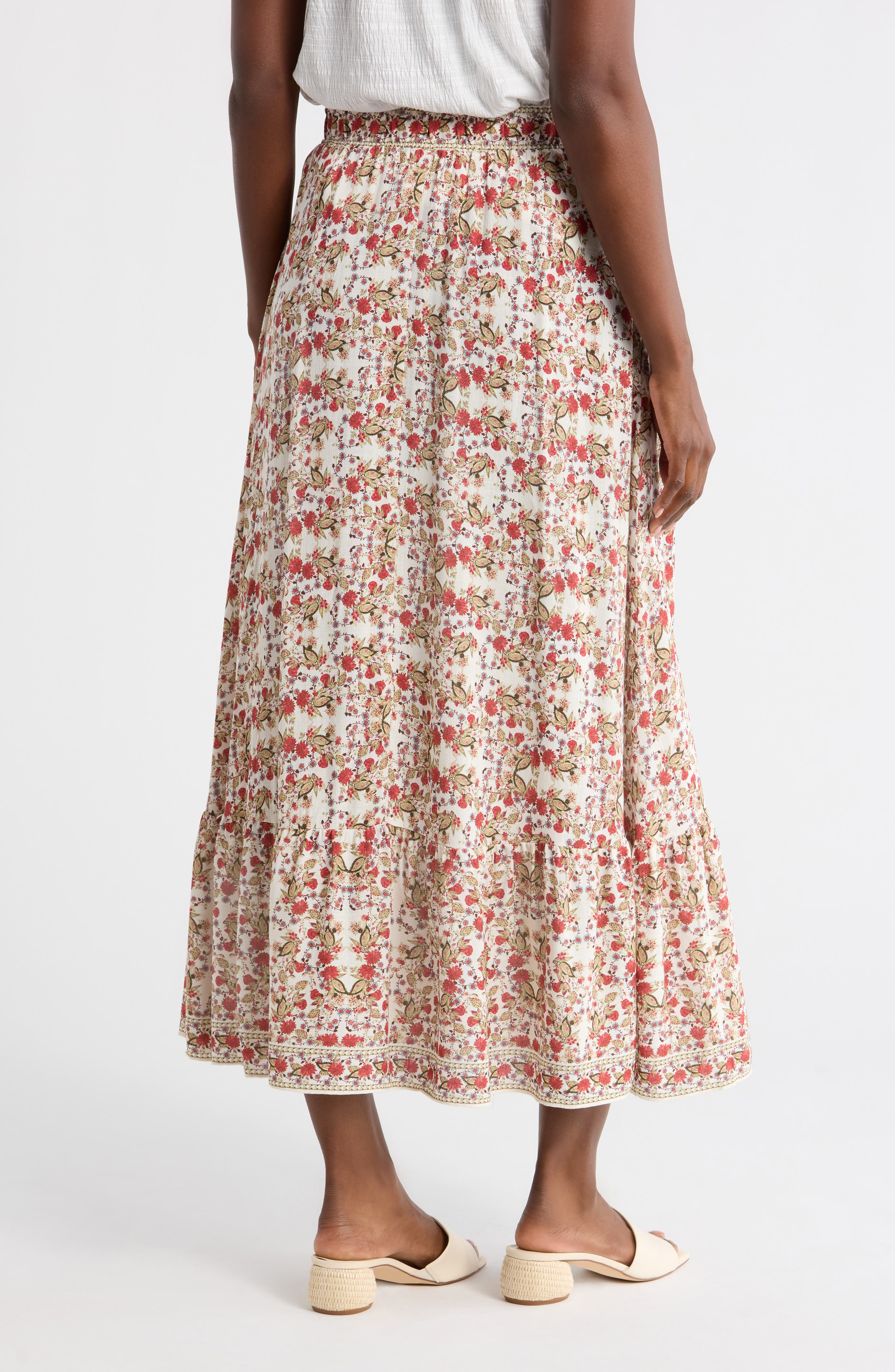 Floral Maxi Skirt - image 2