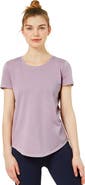 Rebody Active Rebody Essentials Scooped Short Sleeve Top
