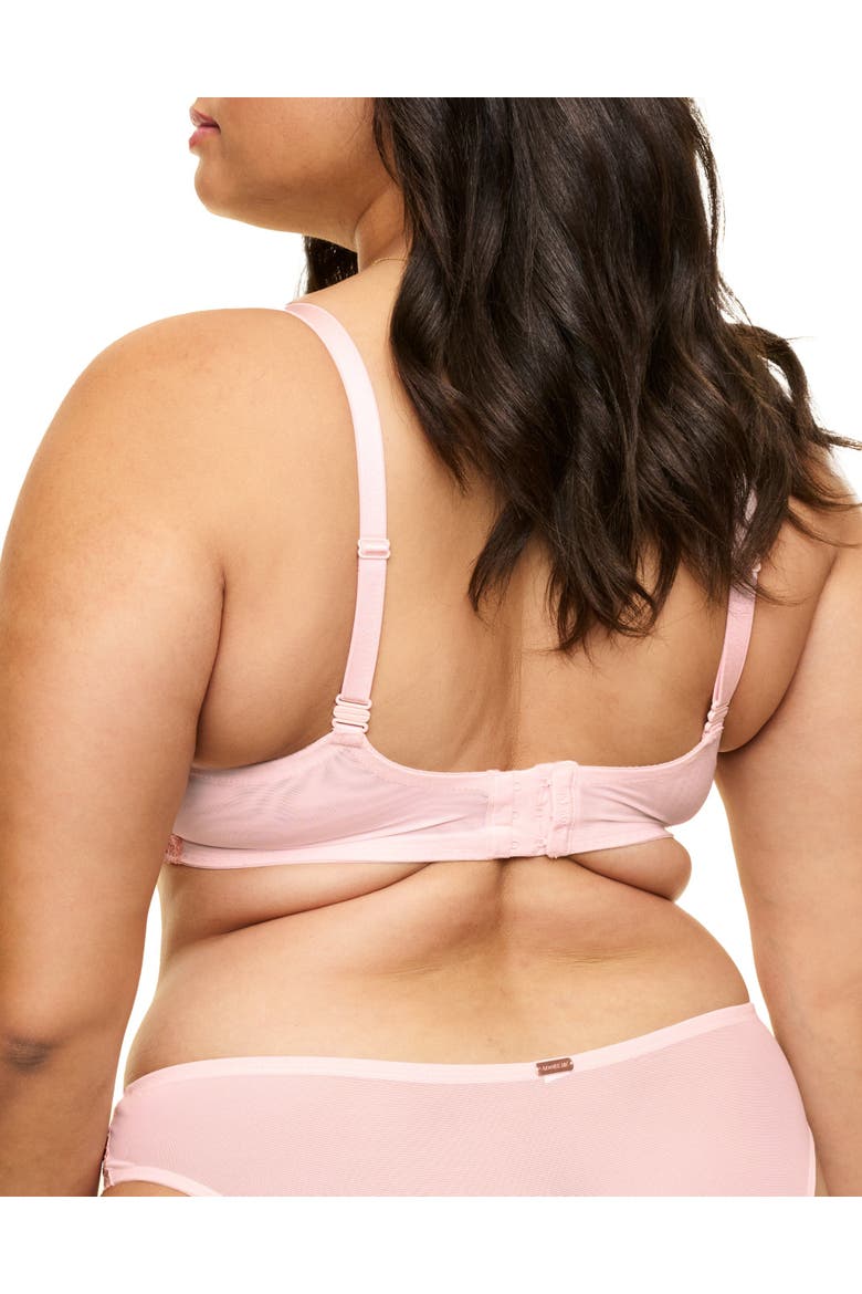Chelsi Unlined Demi Bra, Alternate, color, Light pink