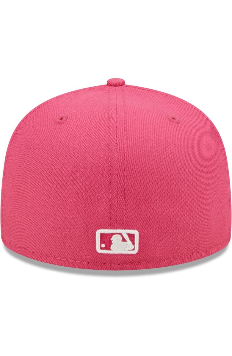 New Era Men's New Era Beetroot Minnesota Twins Logo 59FIFTY Fitted Hat, Alternate, color,