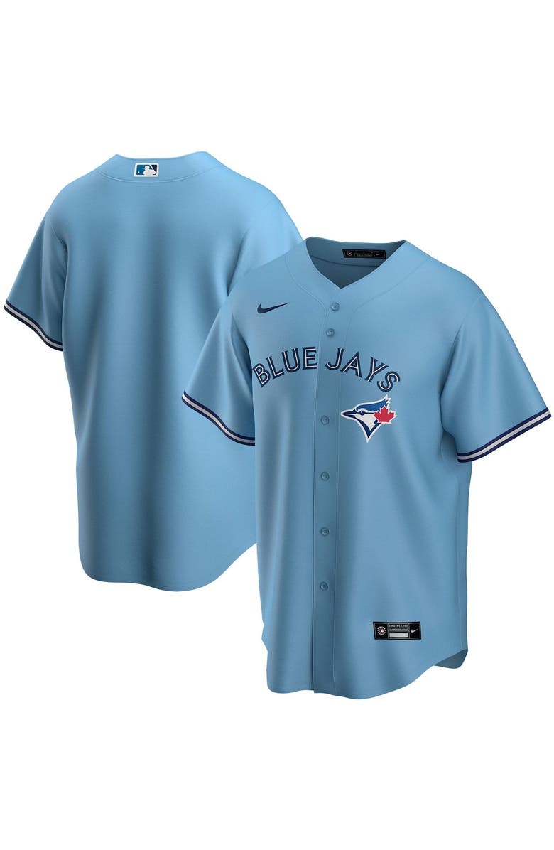 Nike Youth Nike Powder Blue Toronto Blue Jays Alternate Replica Team Jersey, Main, color, 