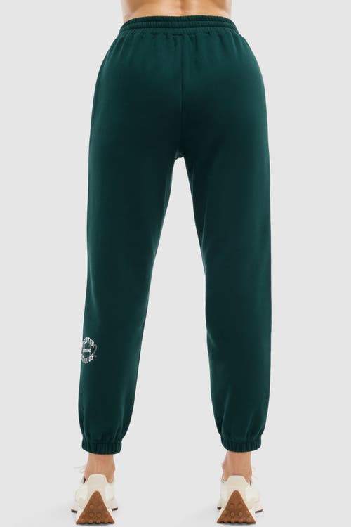 Peloton Soft Fleece Sweatpant In Green