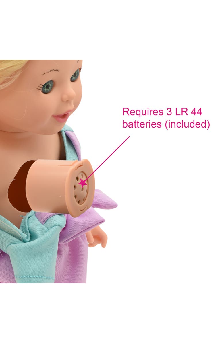 Lil Tots Talking Hair Styling Playset 16 Pc 12" Doll Playset, Alternate, color, Multicolored