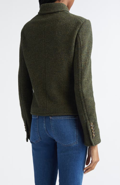 Veronica Beard Reeves Virgin Wool Jacket In Green