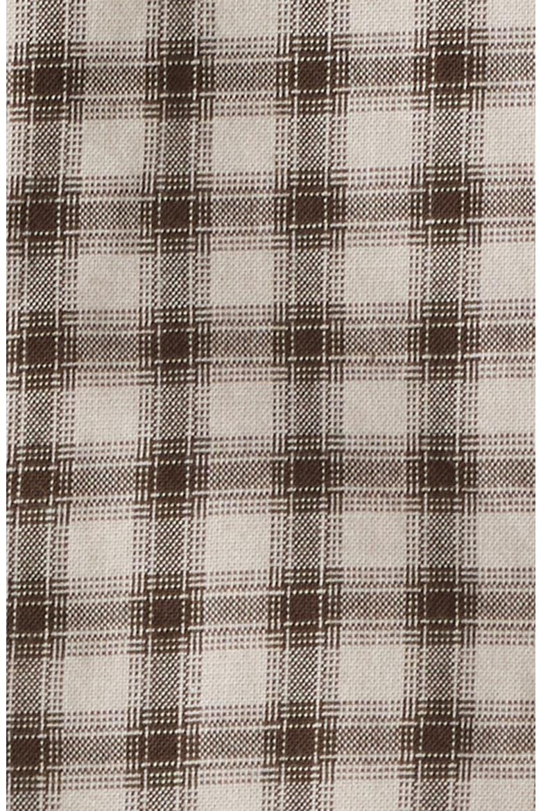 Larkspur Mini Plaid Button-Up Shirt, Alternate, color, OATMEAL-DEMITASSE