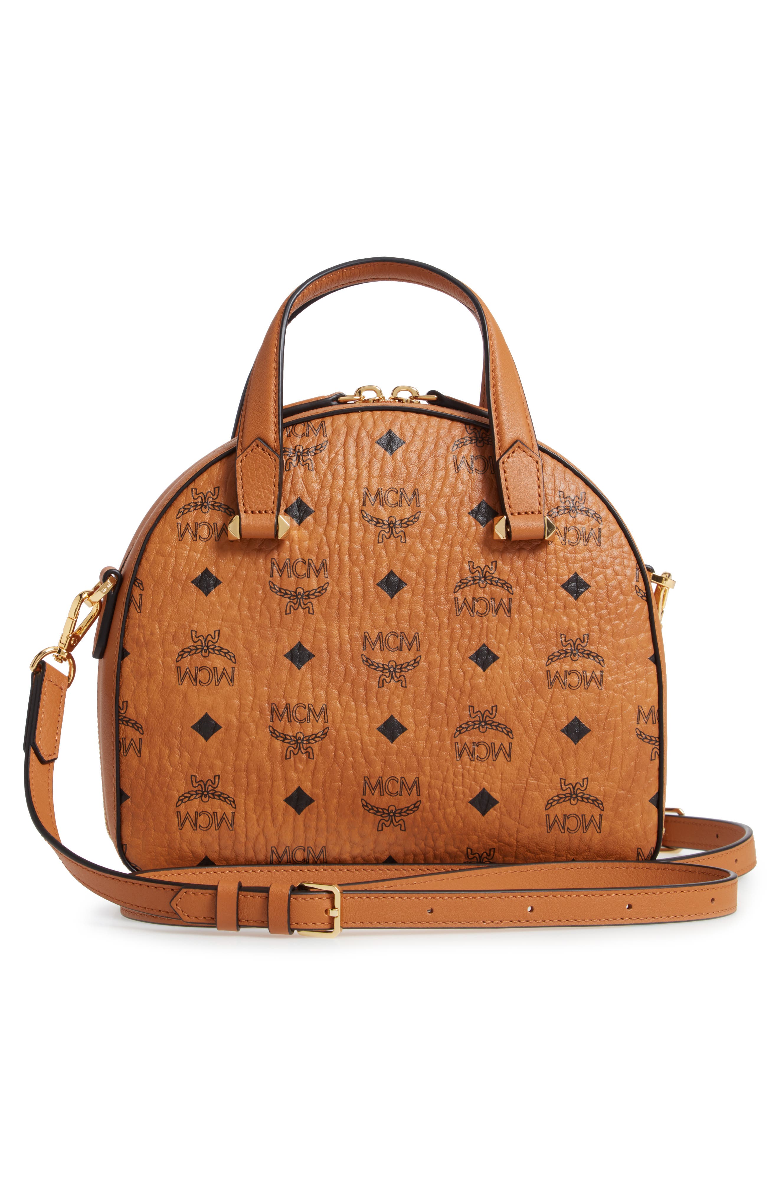 MCM Essential Visetos Coated Canvas Tote, Alternate, color, 