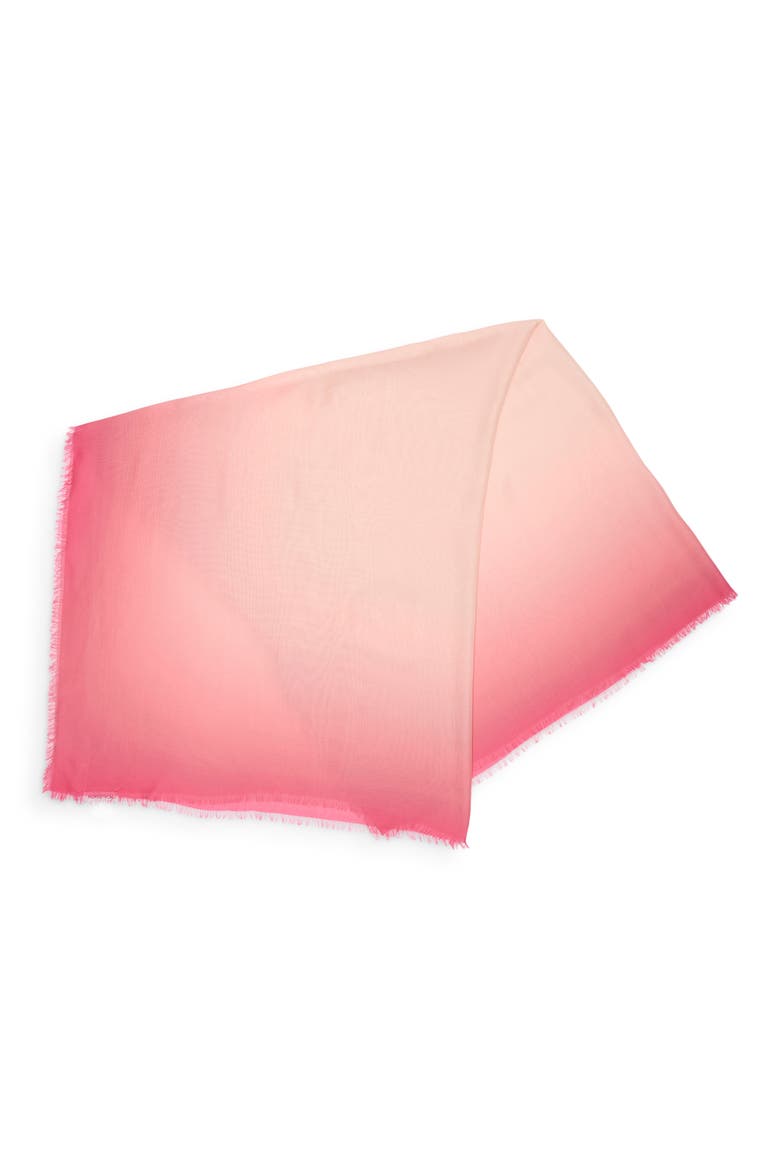 Ombré Scarf, Alternate, color, PINK OMBRE