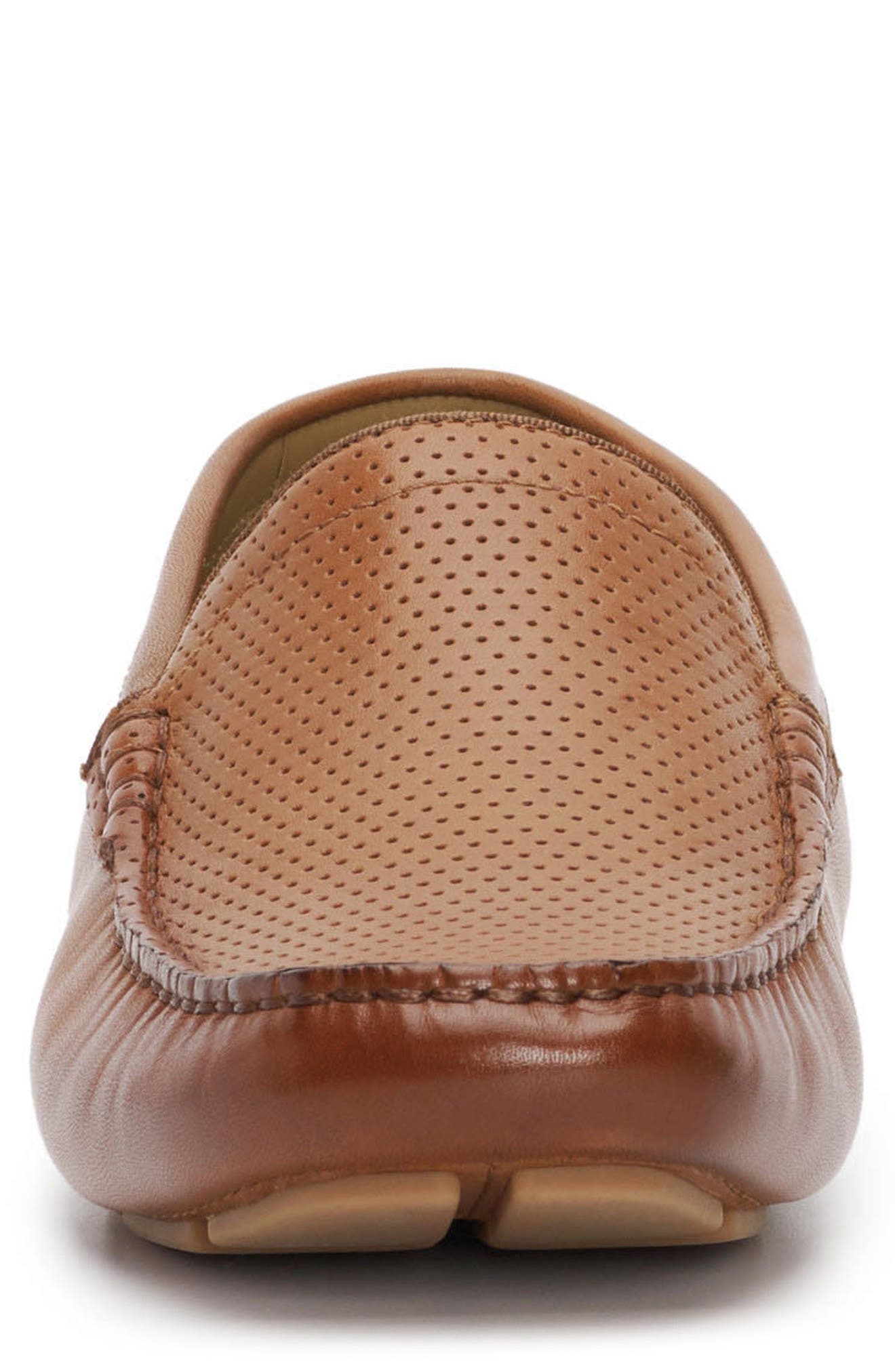 Vince Camuto Eadric Leather Loafer, Alternate, color, Dkbrown 02