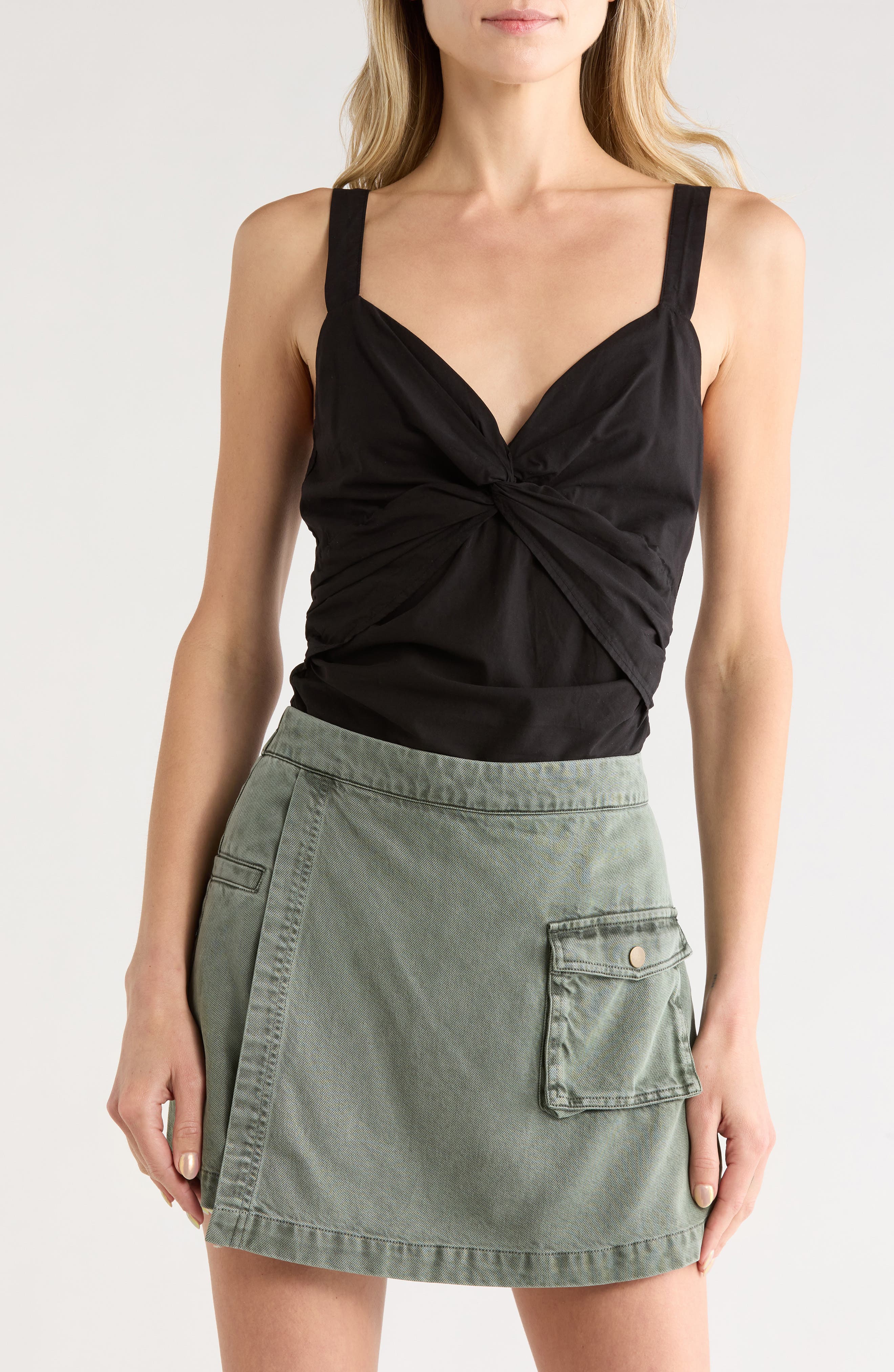 Young, Fabulous & Broke Lima Twisted Front Camisole